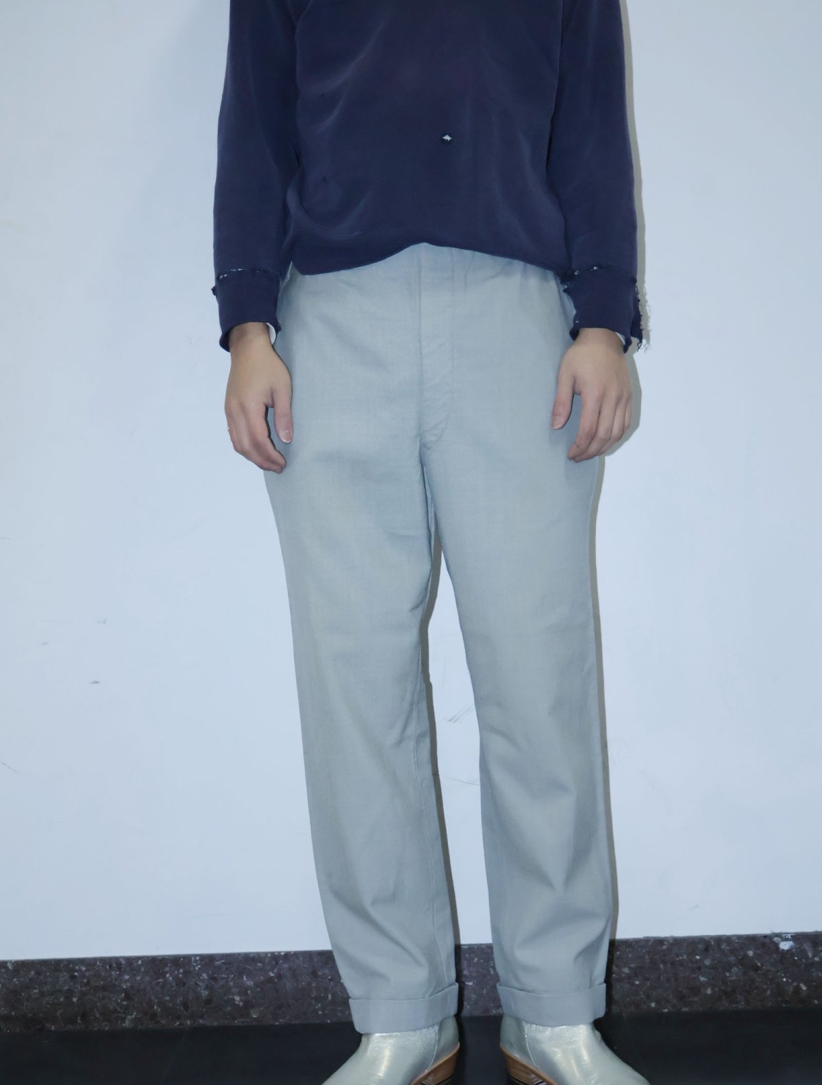 画像2: 60's コットンスラックス W31 (2)