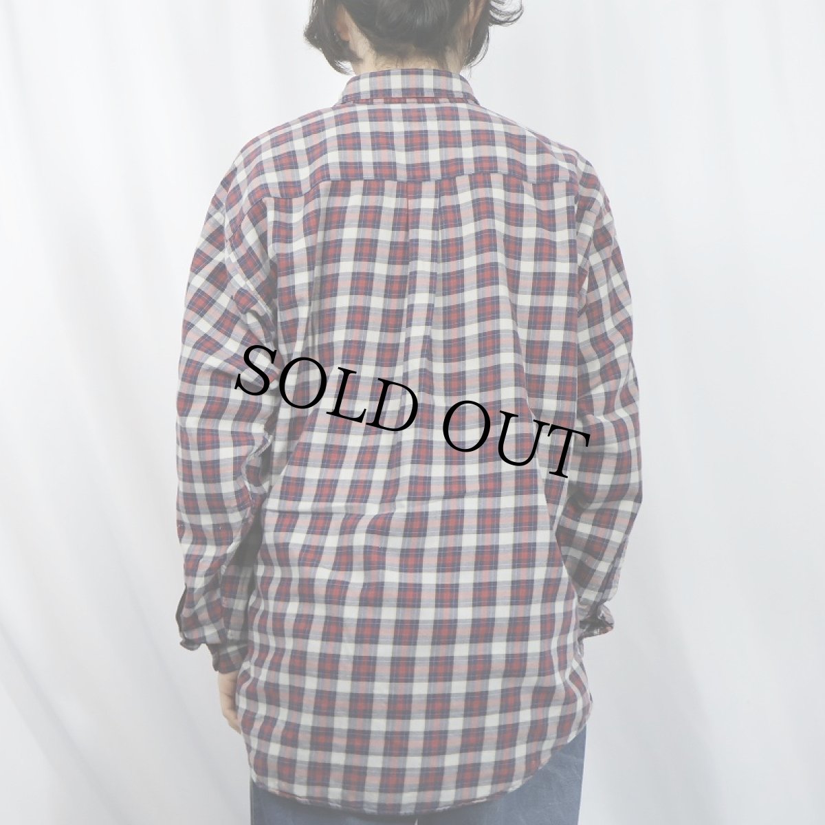 画像3: Patagonia チェック柄 コットンシャツ L (3)