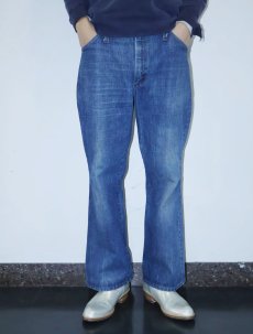 画像1: 70's UNKNOWN ベルボトムデニムパンツ W36 (1)