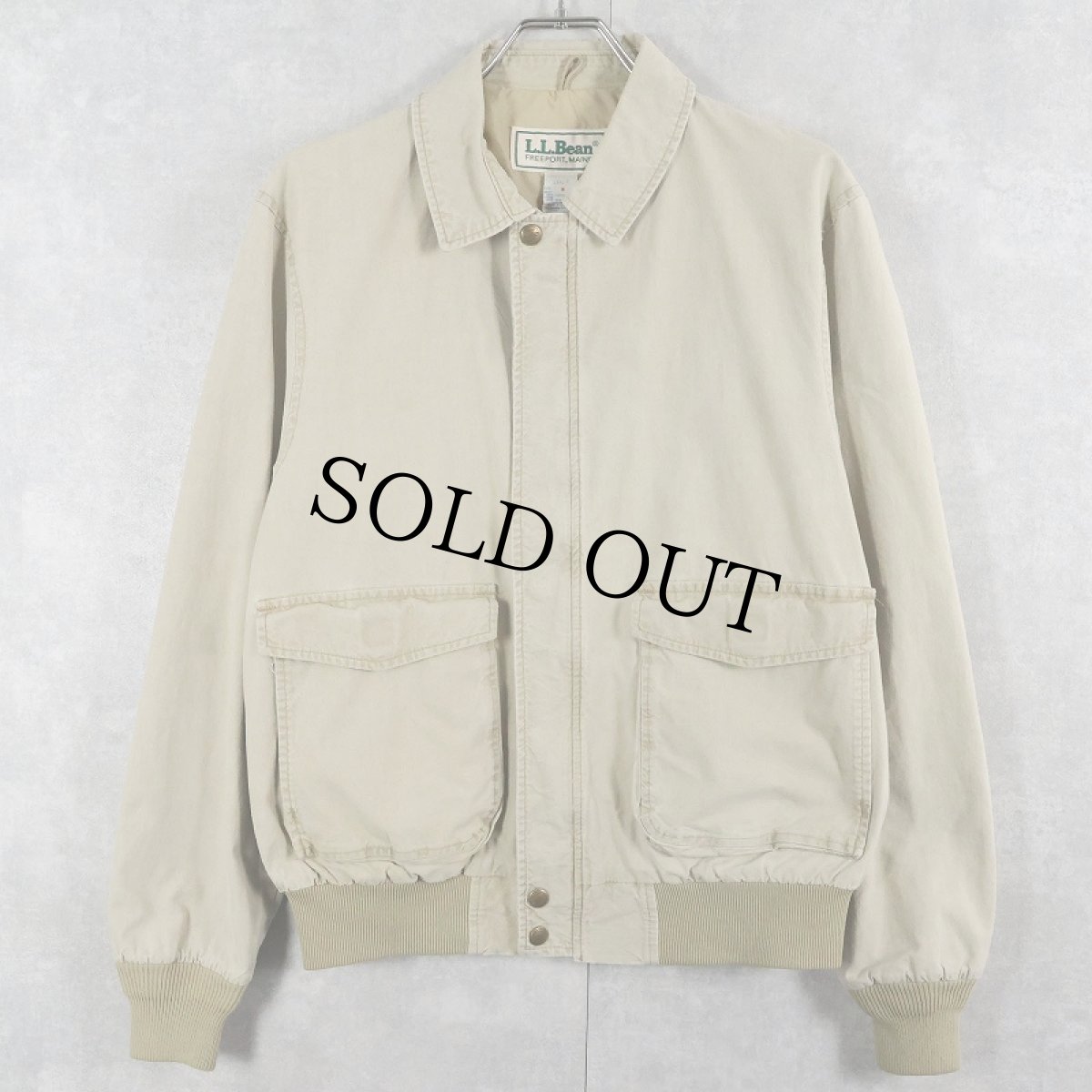画像1: 80's L.L.Bean "A-2 TYPE" コットンジャケット M (1)
