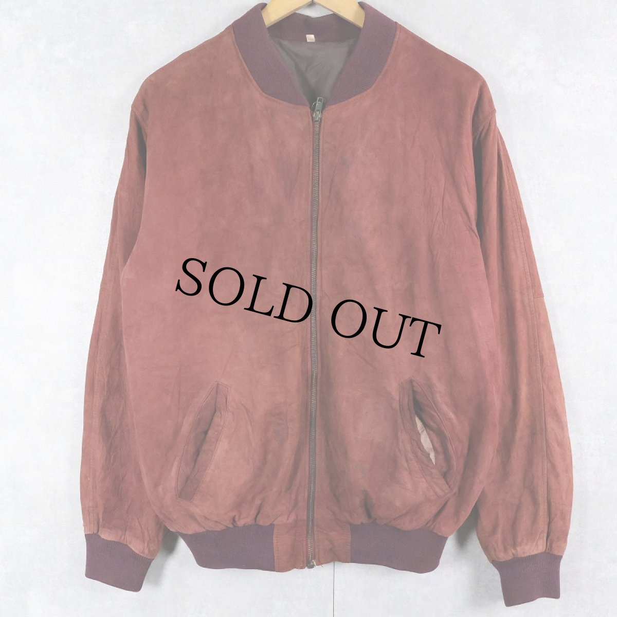 画像1: **FRANCE製 スエードレザージャケット (1)