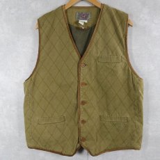 画像1: 90's THE TERRITORY AHEAD コットンキルティングベスト L (1)