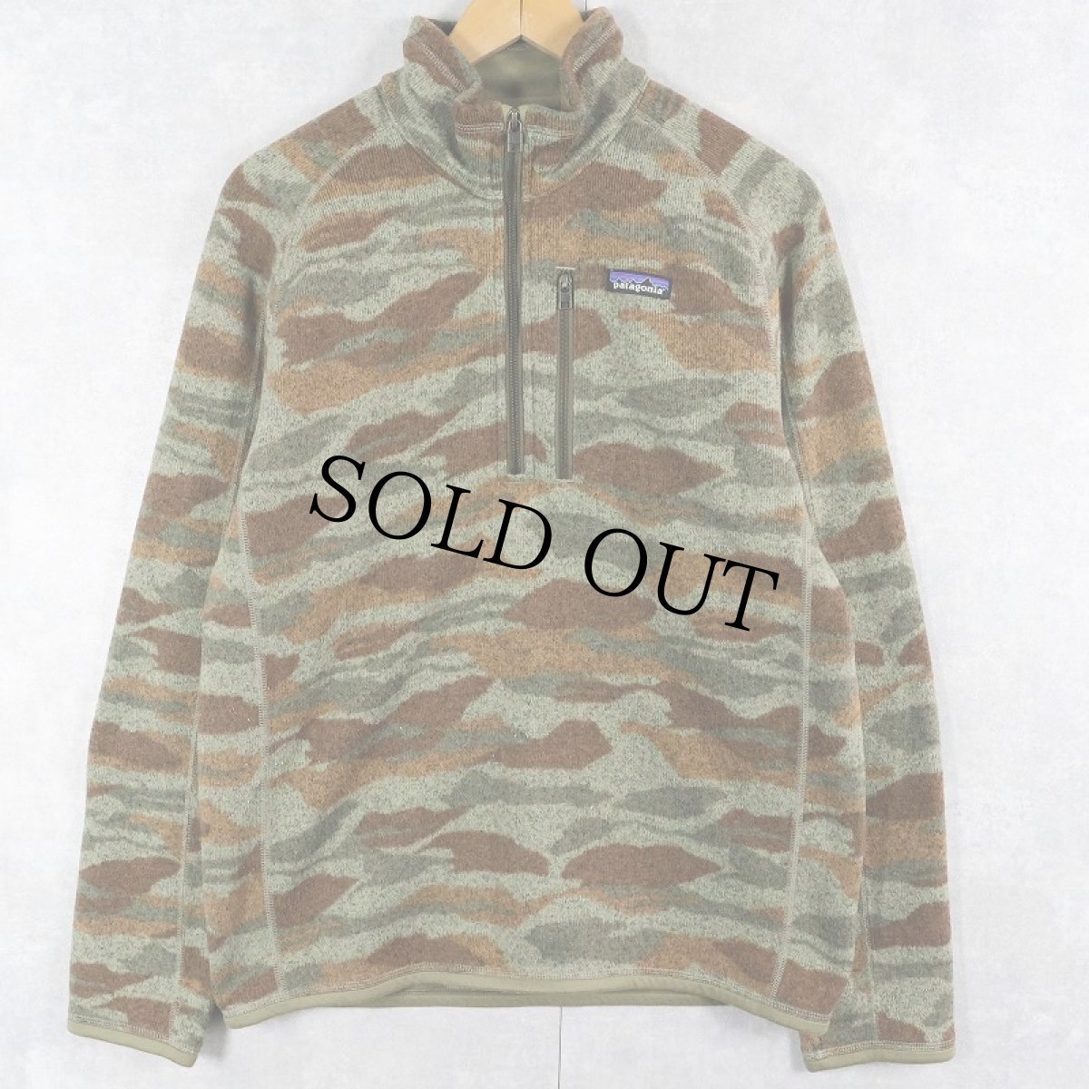 画像1: 2019AW Patagonia カモ柄 ベターセーター M (1)