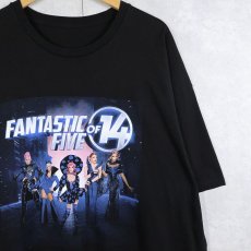 画像1: RuPaul's Drag Race "FANTASTIC FIVE OF 14" TVショー パロディプリントTシャツ BLACK  (1)