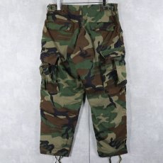 画像2: 80's U.S.ARMY ウッドランドカモ柄 BDUカーゴパンツ SMALL-SHORT (2)