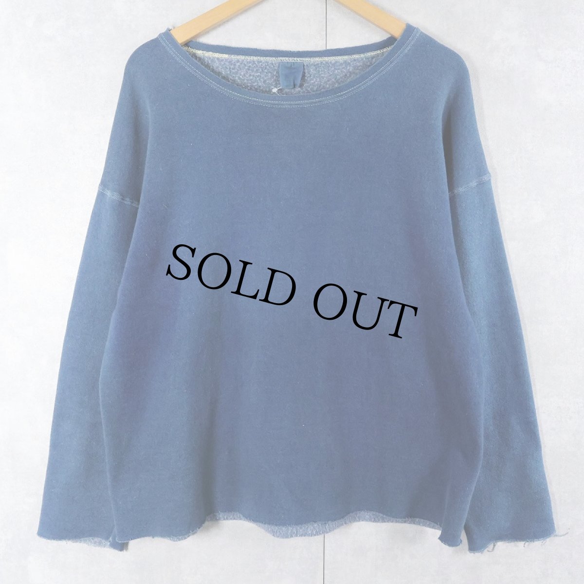 画像1: 90's Patagonia "Beneficial T's" 後染め 無地スウェット L (1)