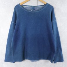 画像1: 90's Patagonia "Beneficial T's" 後染め 無地スウェット L (1)