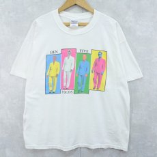 画像2: 90's Ben Folds Five ロックバンドプリントTシャツ XL (2)