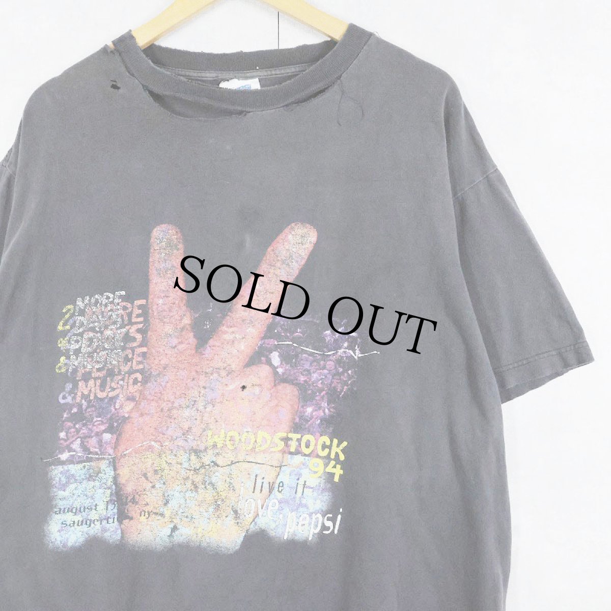 画像1: 1994 WOODSTOCK ロックフェスティバルTシャツ XL (1)
