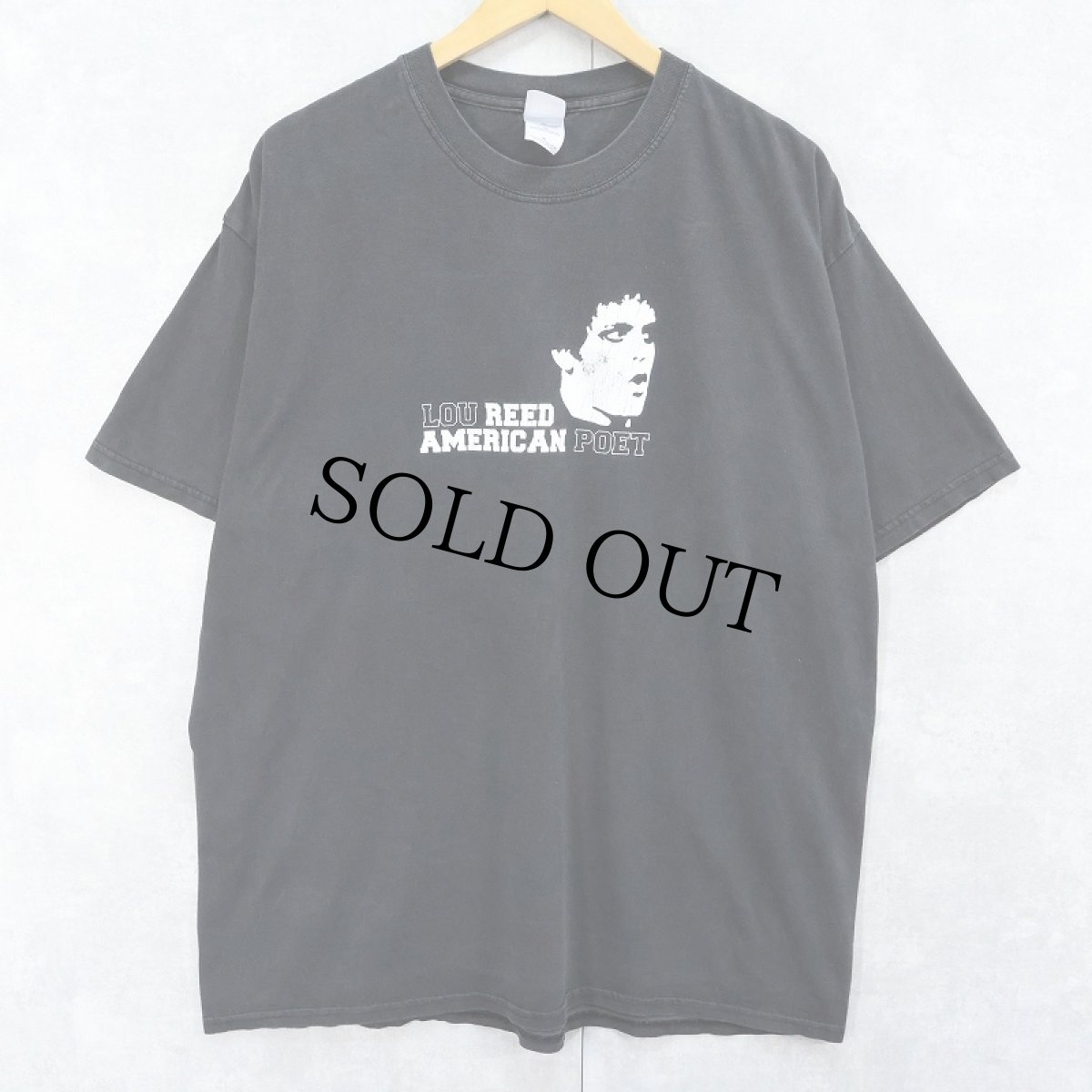画像2: 2000's LOU REED シンガーソングライター プリントTシャツ BLACK XL (2)