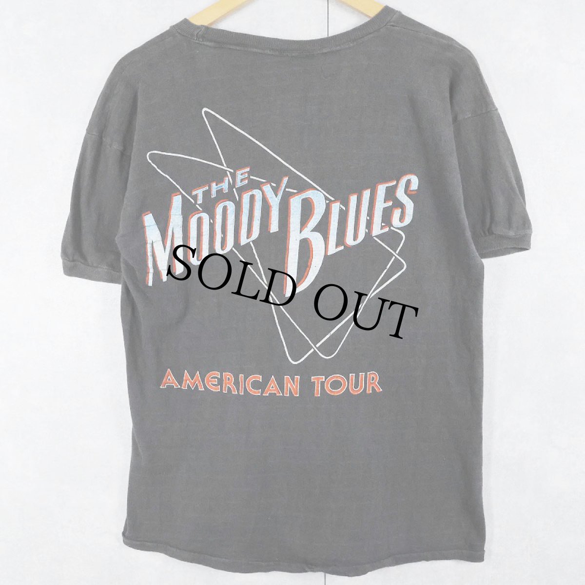 画像2: 70's The moody blues ロックバンドツアーTシャツ (2)