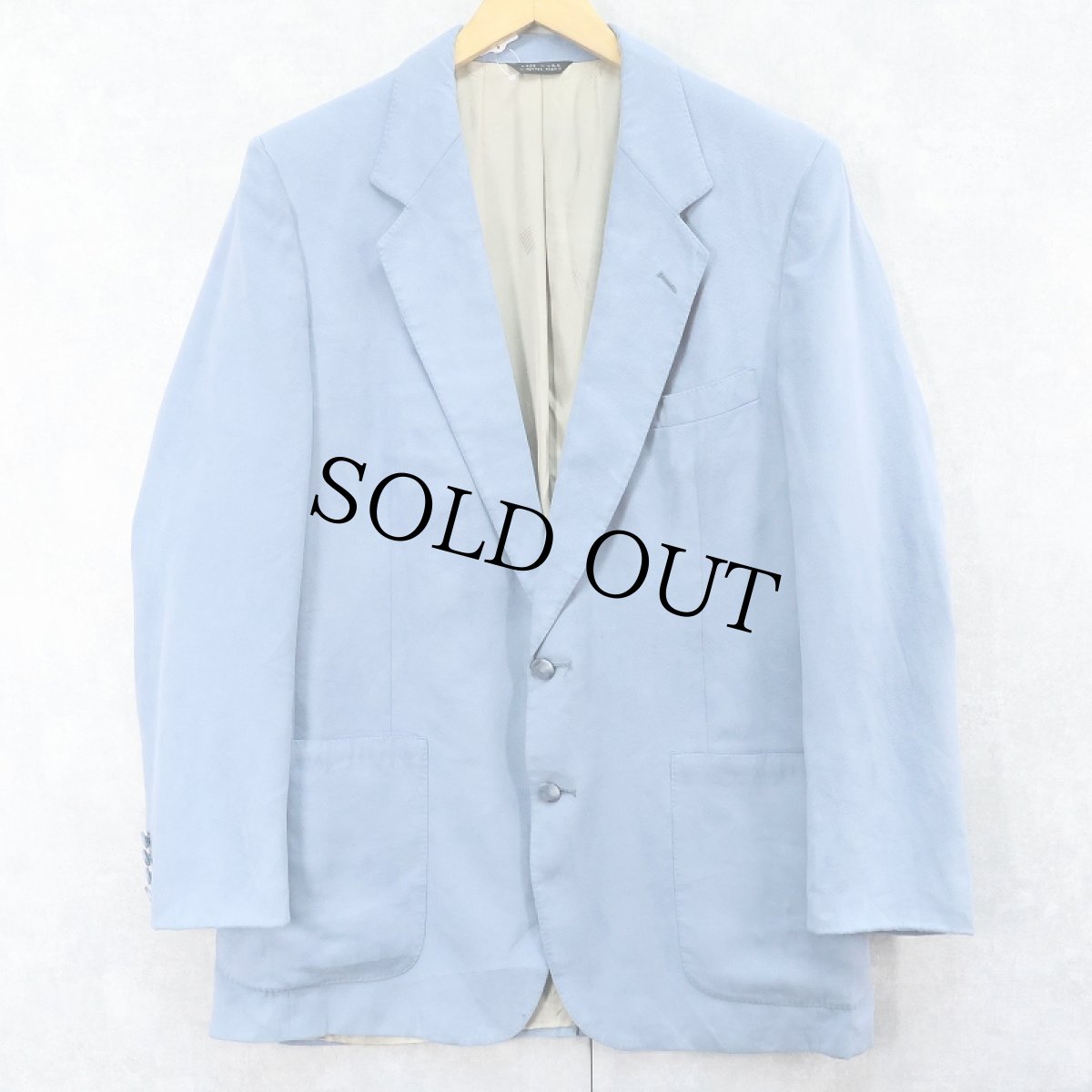 画像1: LANVIN USA製 フェザースエード テーラードジャケット (1)