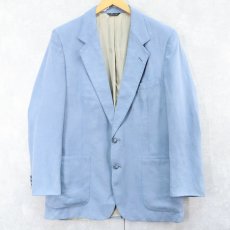 画像1: LANVIN USA製 フェザースエード テーラードジャケット (1)