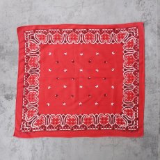 画像2: 50〜60's タイガーブランド 総柄 バンダナ (2)