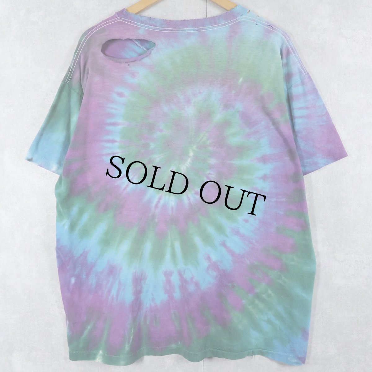 画像2: 90's GRATEFUL DEAD SA製 タイダイ ロックバンドTシャツ XL (2)