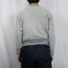 画像3: 60's 脇下三角ガゼット 無地 ラグランスウェット (3)