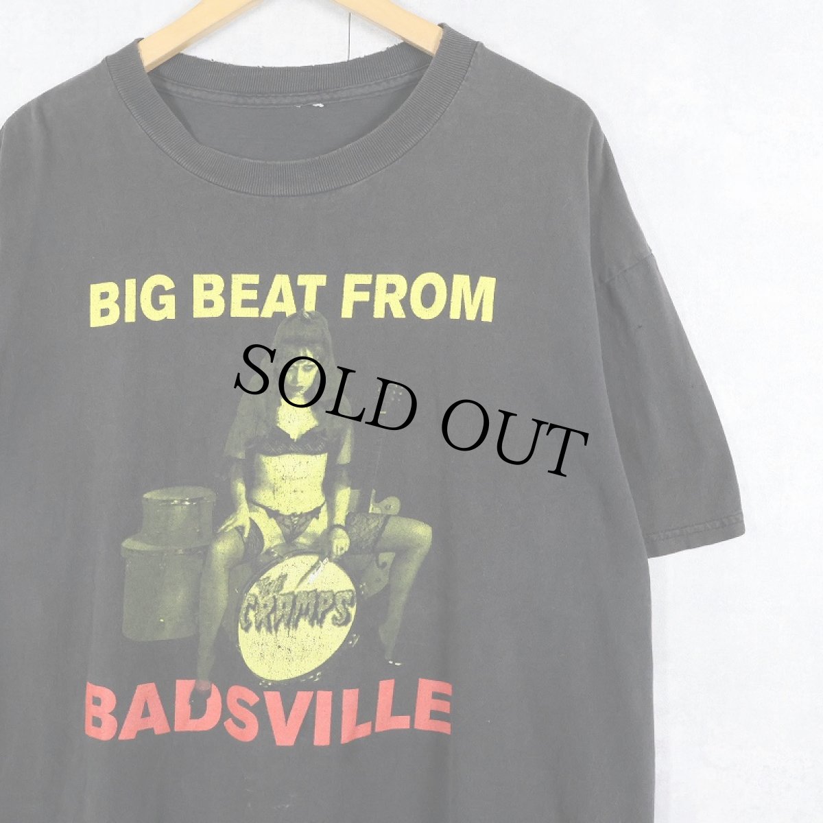 画像1: The Cramps "Big Beat from Badsville" サイコビリーバンドアルバムTシャツ (1)