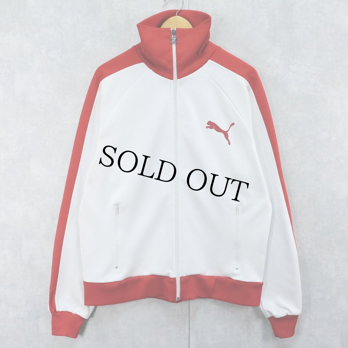 画像1: 70〜80's PUMA フロッキープリント トラックジャケット XL (1)