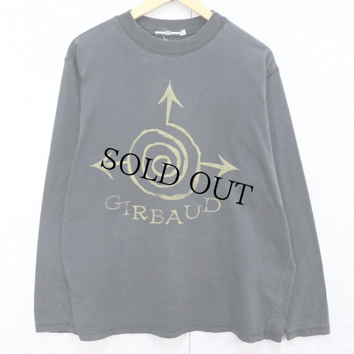 画像1: 90's〜 MARITHE + FRANCOIS GIRBAUD アメリカ製 プリントロンT BLACK L (1)