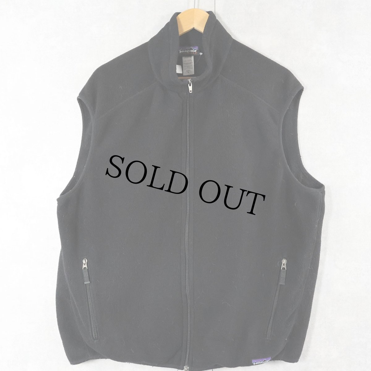 画像1: 2012AW Patagonia シンチラフリースベスト BLACK XL (1)