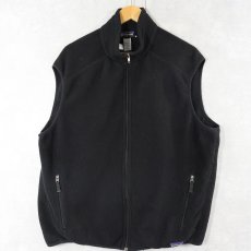 画像1: 2012AW Patagonia シンチラフリースベスト BLACK XL (1)