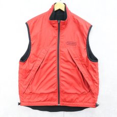 画像1: 90's POLO SPORT Ralph Lauren 裏フリース リバーシブル ソフトシェルベスト L (1)