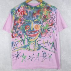 画像1: 90's USA製 ハンドペイントTシャツ L (1)