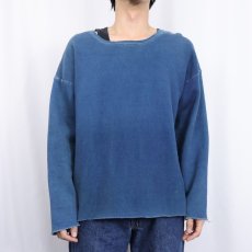 画像2: 90's Patagonia "Beneficial T's" 後染め 無地スウェット L (2)
