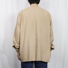 画像3: 40's B.V.D. レーヨンオープンカラーウエスタンシャツ SIZE3 (3)