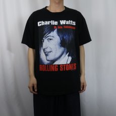 画像2: 1997 The Rolling Stones USA製 "charlie watts" ドラマープリントTシャツ BLACK XL (2)