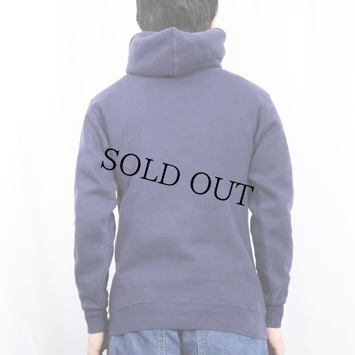 画像3: 70〜80's Velva Sheen USA製 "YALE" フロッキープリントスウェットフーディー NAVY M (3)