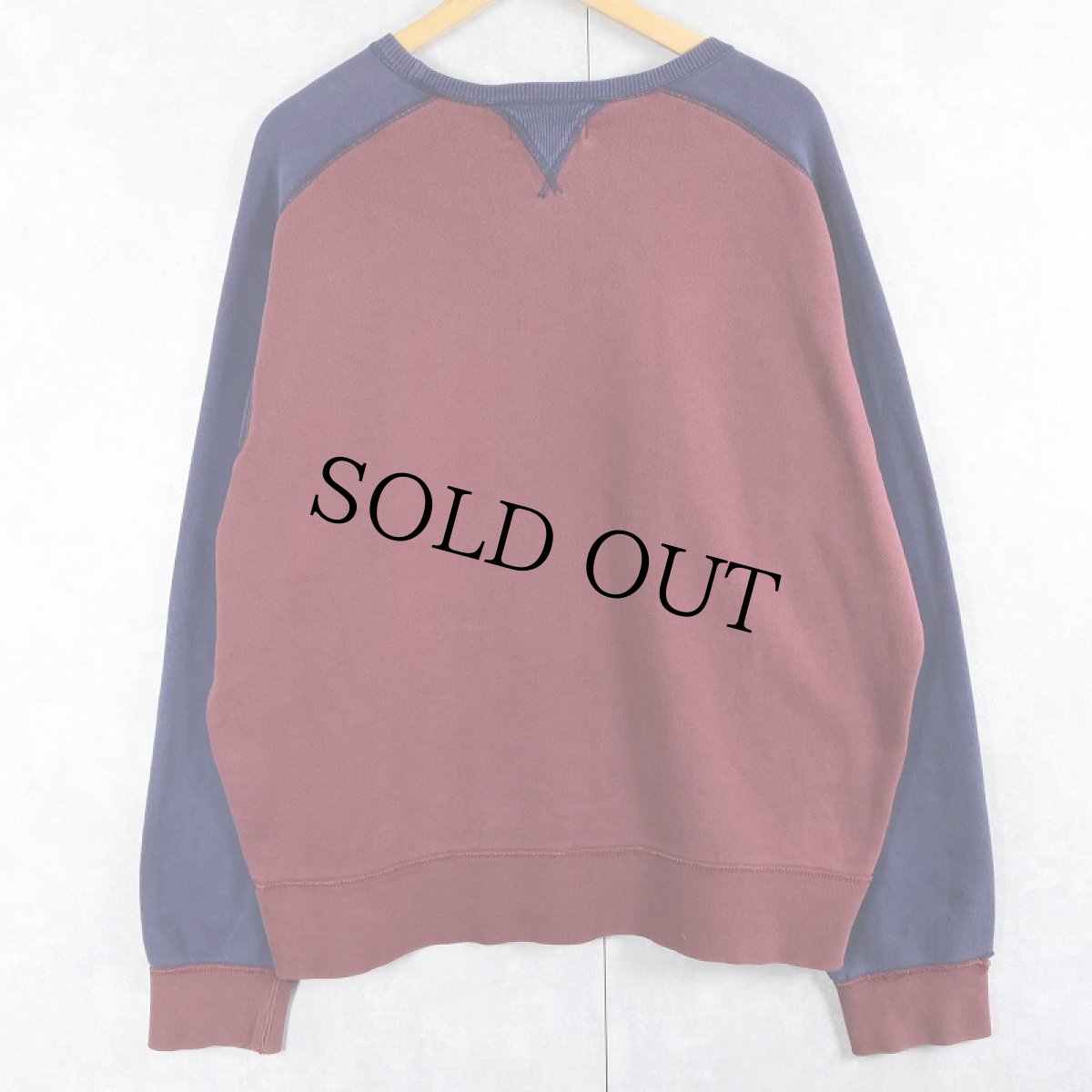 画像2: POLO Ralph Lauren 両Ｖ フリーダムスリーブ プリント/ワッペン付きスウェット XXL (2)