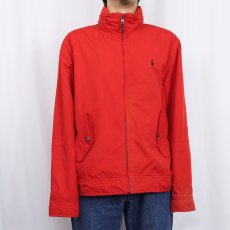 画像2: POLO Ralph Lauren ロゴ刺繍 ポリエステル ジップジャケット L  (2)