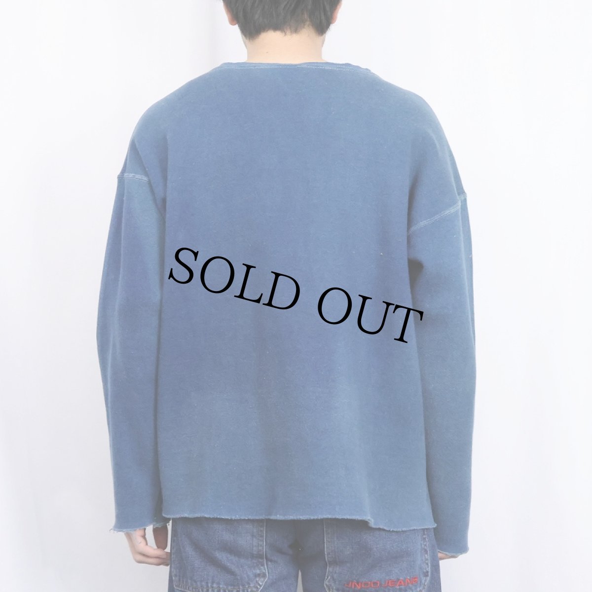 画像3: 90's Patagonia "Beneficial T's" 後染め 無地スウェット L (3)