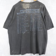 画像2: 1996 Ozzy Osbourne "RETIREMENT SUCKS TOUR" ヘヴィメタル・ミュージシャンツアーTシャツ XL (2)