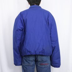 画像3: POLO Ralph Lauren ロゴ刺繡 チンスト付き コットンダウンジャケット XL  (3)