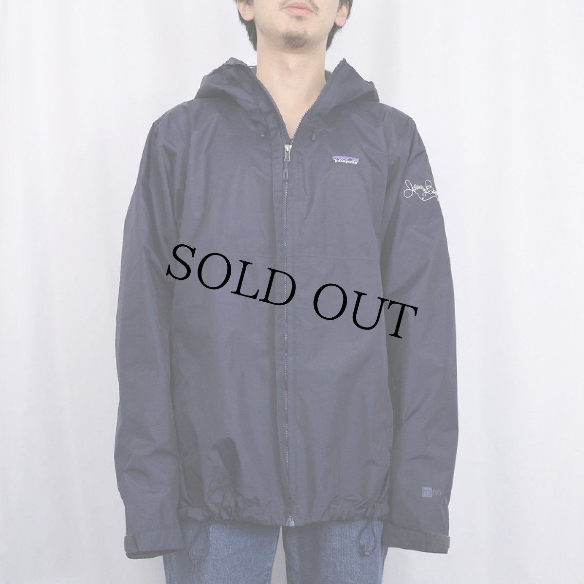 画像2: 2019SS Patagonia トレントシェルジャケット NAVY L (2)
