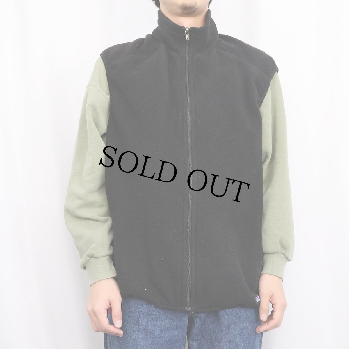 画像2: 2012AW Patagonia シンチラフリースベスト BLACK XL (2)