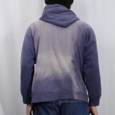 画像3: 〜80's 裏サーマル フェードスウェットジップパーカー M (3)