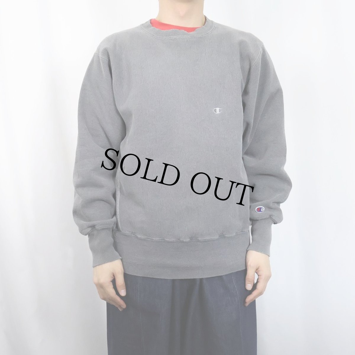 画像2: 90's Champion REVERSE WEAVE USA製 目付き スウェット L (2)
