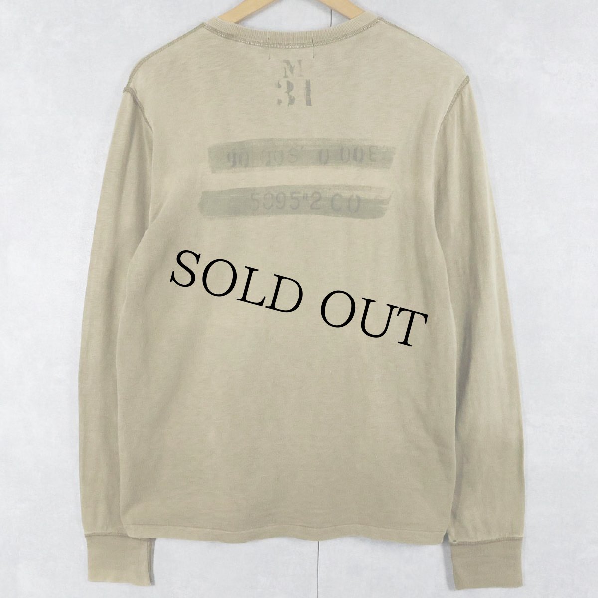 画像2: Ralph Lauren RRL ロゴプリント ポケットロンT S (2)