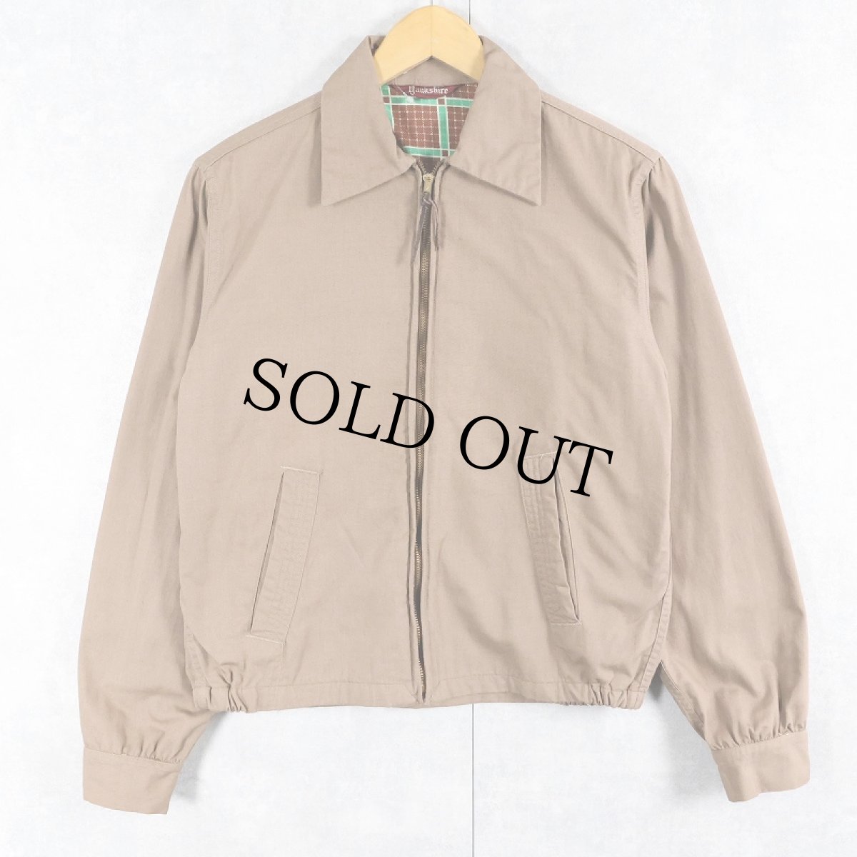 画像1: 50's Yankshire 裏地プリントネル ジップジャケット  (1)