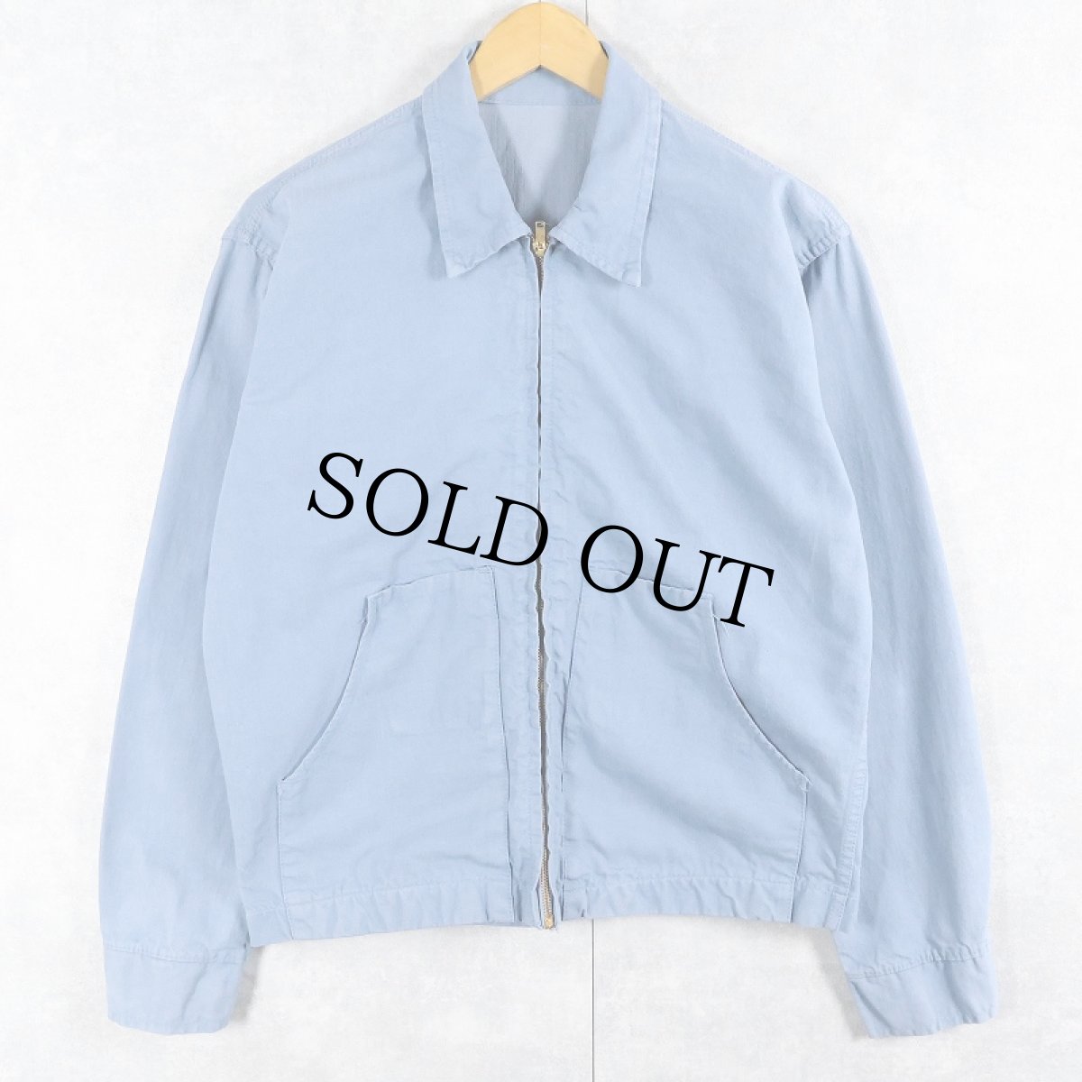 画像1: 50's SUPPLDRAPE コットンジップジャケット (1)