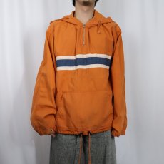 画像2: OLD NAVY ラインデザイン コットンアノラックパーカー L (2)