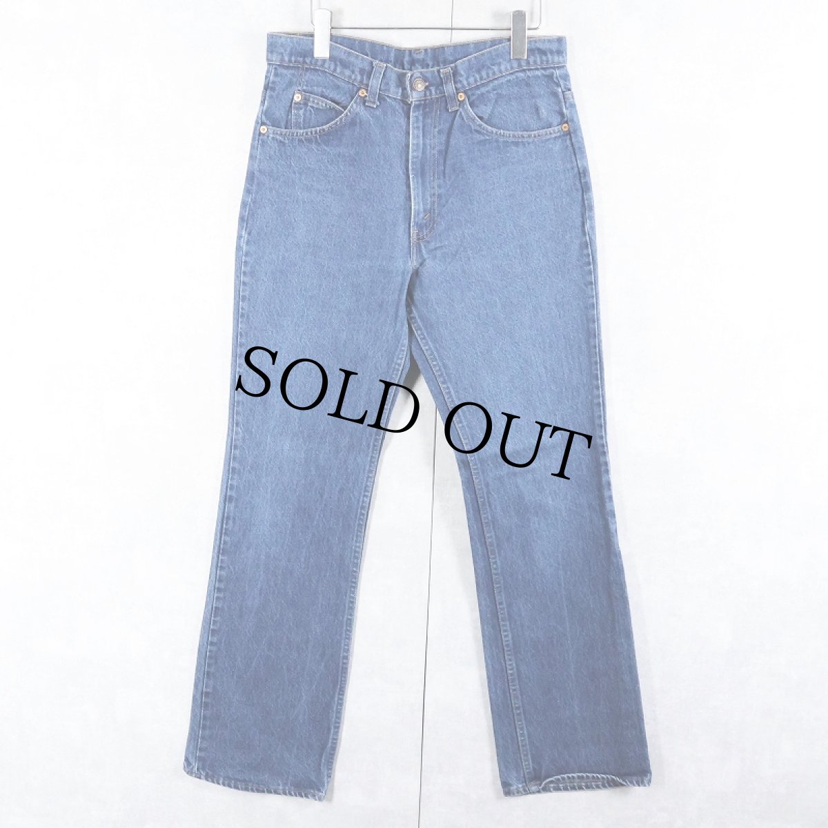 画像1: 80's Levi's 20517-0217 オレンジタブ デニムパンツ W32 (1)