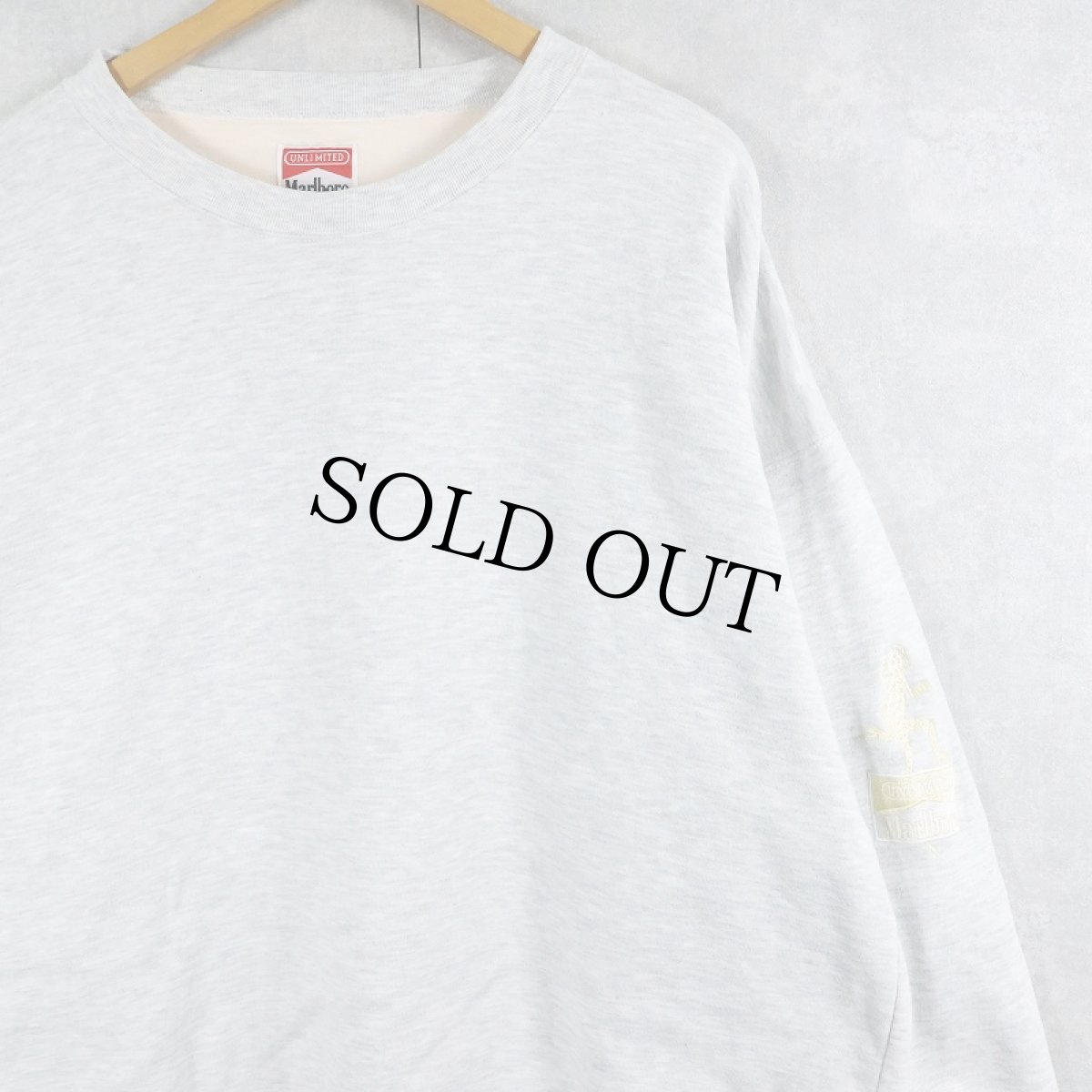 画像1: Marlboro UNLIMITED トカゲ刺繍 タバコ企業スウェット XXL (1)