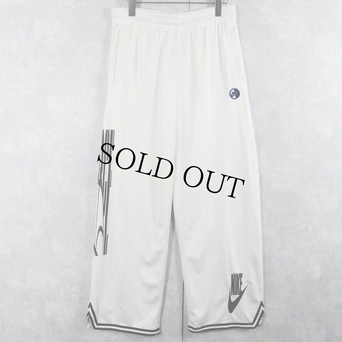 画像1: NIKE ロゴ刺繍 メッシュバスケットパンツ W20-30 (1)