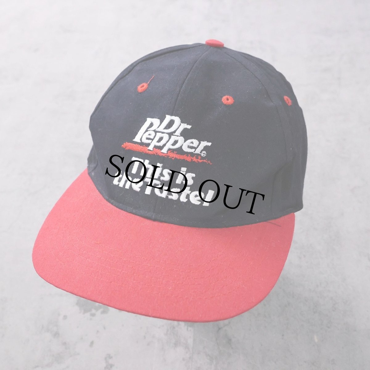 画像1: Dr Pepper "This is the Taste!" 飲料メーカー 2トーン スナップバック コットンキャップ ONESIZE (1)