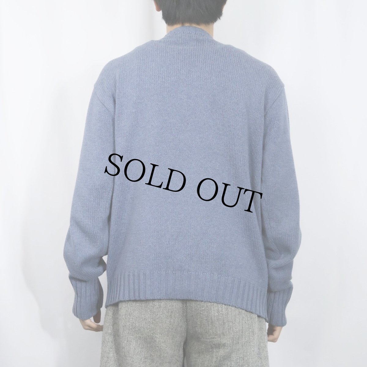 画像3: POLO Ralph Lauren ロゴ刺繍 コットンニットセーター M (3)