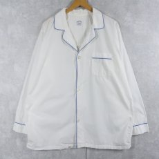画像1: Brooks Brothers USA製 コットンパジャマシャツ L (1)